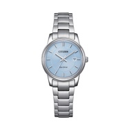 (AUTHORIZED SELLER) Citizen Eco-Drive Blue Dial Silver Stainless Steel Strap Women Watch EW2318-73L
