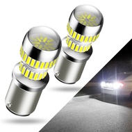AUXITO Bay15D Led 2ชิ้น1157 P21/5W 1200Lm ไฟเบรค Led 6000K Drl สำหรับไฟท้ายไฟหยุดไฟเบรค