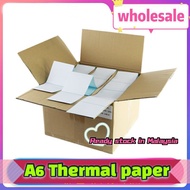 A6 Thermal paper thermal sticker thermal label 100×150mm 热敏纸