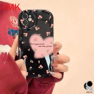 CK OPPO Reno 11 10 8t 7z 8z 6 4 pro A98 A94 A93 A79 A78 A71 A73 A58 A57 A55 A54 A38 A18 A17 A17K A16 A16S 5G clear aesthetic Love flower Wave shockproof phone case NYGNC