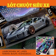 SUPER CAR MOUSEPAD MOUSE PAD LARGE SIZE 80X30CM, 90X40CM, 120X60CM DESKMAT