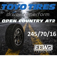 (POSTAGE) 245/70/16 TOYO OPEN COUNTRY A/T 2 NEW CAR TIRES TYRE TAYAR
