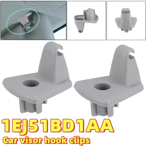 2x visor hook clips 1EJ51BD1AA For Dodge for Magnum 2007 For Dodge for Charger 2006-07 for Chrysler 