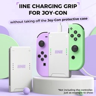 IINE Golden-Green Joycon Rectangular Charging Dock for Nintendo Switch Joycon / Classic White