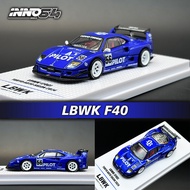INNO MODELS INNO64 1/64 LBWK F40 TAS24 TOKYO AUTO SALON 2024 Diecast Car Model Collection Toys