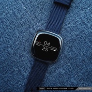 ⭐ Fitbit Versa 3 Sense 海軍藍色 NATO Nylon Sport Band 尼龍帆布錶帶 20mm  🚚 本地包郵