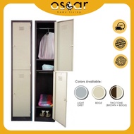 *FREE SHIPPING* Steel locker with 2 compartments  Hostel Locker/Staff Locker/Locker Besi  Delivery k