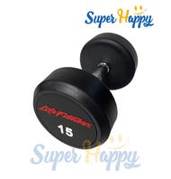 ดัมเบลกลมหุ้มยาง (ราคาต่อ 1 ข้าง) Life fitness ดัมเบลหุ้มยาง Fixed Weight Round Rubber Dumbbell