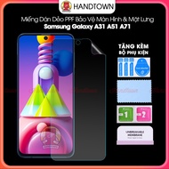 Toughened PPF Samsung Galaxy A31 A51 A71 4G 5G 6GB 8GB 128GB Anti-Scratch Protection Waterproof Anti