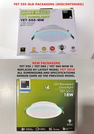 YETPLUS YET 555 / YET 560/ YET 565 [ ROUND 18W 6 INCH ] (OLD MODEL DISCONTINUED) REPLACED BY (NEW MO