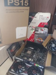 [唔平]3300x 5700xt 主機 有單有保有盒 包砌包送