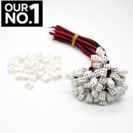 10 Sets/Lot  26AWG JST XH2.54 2 Pin Connector Plug Wire Cable 100mm Length Male Female Plug Socket