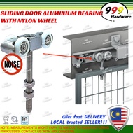 999 Sliding Door Aluminium Bearing Nylon Wheel With Bolt & Nut / Besi Hollow 20mm / Hanging Track 4 