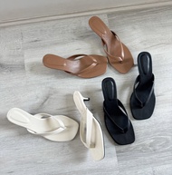 [พร้อมส่ง] WEAR.SOUL #S629-Kitten Heel Sandals