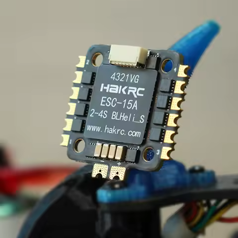 HAKRC 15A 25A 4-in-1 mini ESC supports 2-5S, suitable for RC remote control FPV freestyle racing dro
