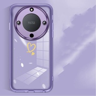 Honor X9d 5G HONOR X9d Cute Love Cover Transparent Candy Silicone Cover Camera Protection Soft Cover