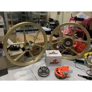 CHEMCO BRT 160 185 RACING WHEELS Ring 17 JUPITER Z F1ZR GOLD