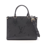 【二手】路易威登LOUIS VUITTON手提包 OnTheGo PM Monogram Empreinte Noir 2WAY M45653 黑色皮革 OnTheGo PM 女士二手 A