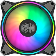 CoolerMaster MasterFan MF120 Halo 3-in-1 Double Ring addressable RGB Lighting 120mm 3 pakcs of Indep