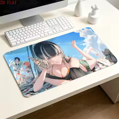 Hololive Juufuutei Raden Gaming Mouse Pad - VTuber Anime Desk Mat for PC Gamer