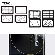 [TENOL] 4 Pieces Artist View  View Credit Card Size Portable View Catcher Compact for
