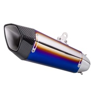 Carbon Fiber Tip 51MM/2" I.D Universal Exhaust Muffler SR5 Tailpipe MT09 R3 Z400 MT07