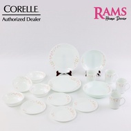 Corelle 20 Pcs Vitrelle Tempered Glass Dinner Set / Dining Set / Dinnerware Set / Serveware / Tablew