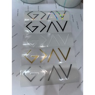 GOD IS GREATER THAN HIGHS AND LOWS Machine Cut Vinyl Sticker for Car, Motor, Laptops, Bikes, etc.