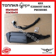 [HOT ITEM ] TONNKA WEAPON EXHAUST BACK PRESURE RS150 / RSX (28x32x28/32x32x32) EZOS PIPE