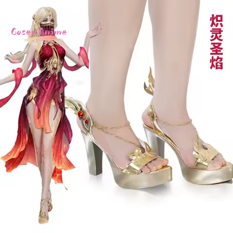 Game Naraka: Bladepoint  Cosplay Costume Shoes Anime Character Halloween Carnival Party Prop