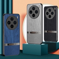 Wooden Grain Design Shell For Vivo X100 Pro X90 X80 X70 Pro Plus X90Pro X80Pro X70Pro X100Pro Anti-Fingerprints Phone Case