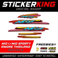 Mio 1 / Mio Sporty / Amore Thailand Decals with freebies (Blue Pink)