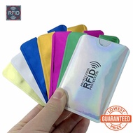 HOT 3pcs anti rfid nfc aluminum wallet lock reader bank card holder metal id credit card case protection card holder