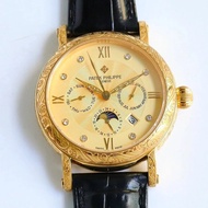 1: 1 High-Quality Original Standard Real Shot Complex Function Series-Pure Hand-Carved Wristwatch-Am