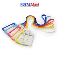 Bantex Vertical ID Card with Lanyard Employee ID Card Holder/