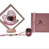 Digital crystal prayer beads and 99 Czech crystal prayer beads, Czech crystal Allah prayer beads wit