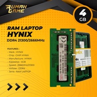 SK HYNIX 4GB DDR4 21300 Laptop RAMSK Hynix 2666Mhz Sodimm/