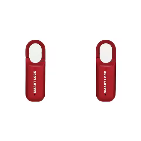 M09K 2X Fingerprint Padlock M01 Smart Door Lock Keyless USB Rechargeable Security For Home Bike Lock