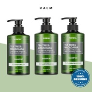 KUNDAL Tea Tree Macadamia Deep Cleansing Shampoo 500ml - White Musk Baby Powder Cherry Blossom