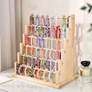 Solid Wood Bracelet Display Rack Bracelets Key Chain Jewellery Storage Rack Stall Display Prop Rack 