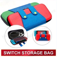 Portable PU Leather Storage Bag for Nintendo Switch Waterproof Case Cover for Nintend Switch OLED Console Game Accessories