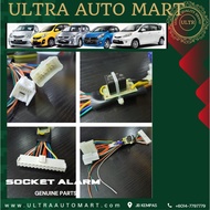 PERODUA MYVI LAGI BEST ICON BEZZA ALZA VIVA KANCIL WITH RELAY CAR ALARM SOCKET PLUG&PLAY 13PIN CABLE