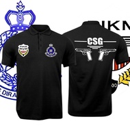 Unisex Short-Sleeved Polo Shirt For Summer CSG Logo Pattern Comfortable To Wear Suitable All Occasio