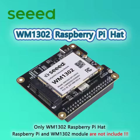 Seeed WM1302 Raspberry Pi Hat, LoRa Concentrator Semtech SX1302, for connecting WM1302 LoRaWAN modul