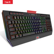 HAVIT Mechanical Keyboard USB Wired 104 Keys Blue Switch Gaming Keyboard Multifunctional Full Color