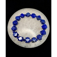 Lapis Lazuli Lazuri Afghanistan Cutting Stone Bracelet 5A 10mm C1459