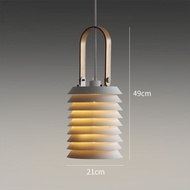 HEIKESZ Zhongshan อุปกรณ์ตกแต่งโคมไฟบันไดบาร์ห้องครัวข้างเตียงห้องห้องนอนสไตล์ญี่ปุ่นแบบมินิมอลสำหรั