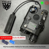 PEQ15 เลเซอร์พอยเตอร์ไฟฉายยุทธวิธีความสว่างสูง LED แบตเตอรี่ขับเคลื่อนไฟฉายแบบใช้มือถือกันน้ำกลางแจ้