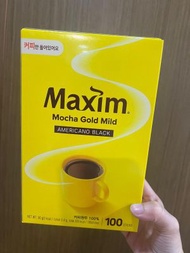 Dongsuh - 韓國國民咖啡MAXIM無糖咖啡(1盒100條)