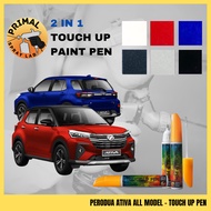 [ PERODUA ATIVA ] Primal 2 in 1 Touch Up Pen - Car Body Paint Repair Kit